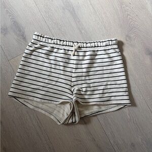 perfectwhitetee Stripe French Terry Short